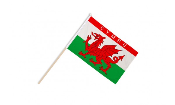 Cymru Hand Flags